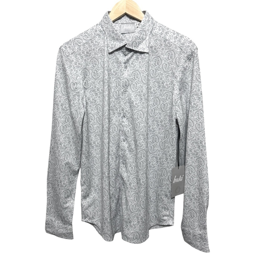 New Buki collection men’s  Paisley button down‎ Sz M
